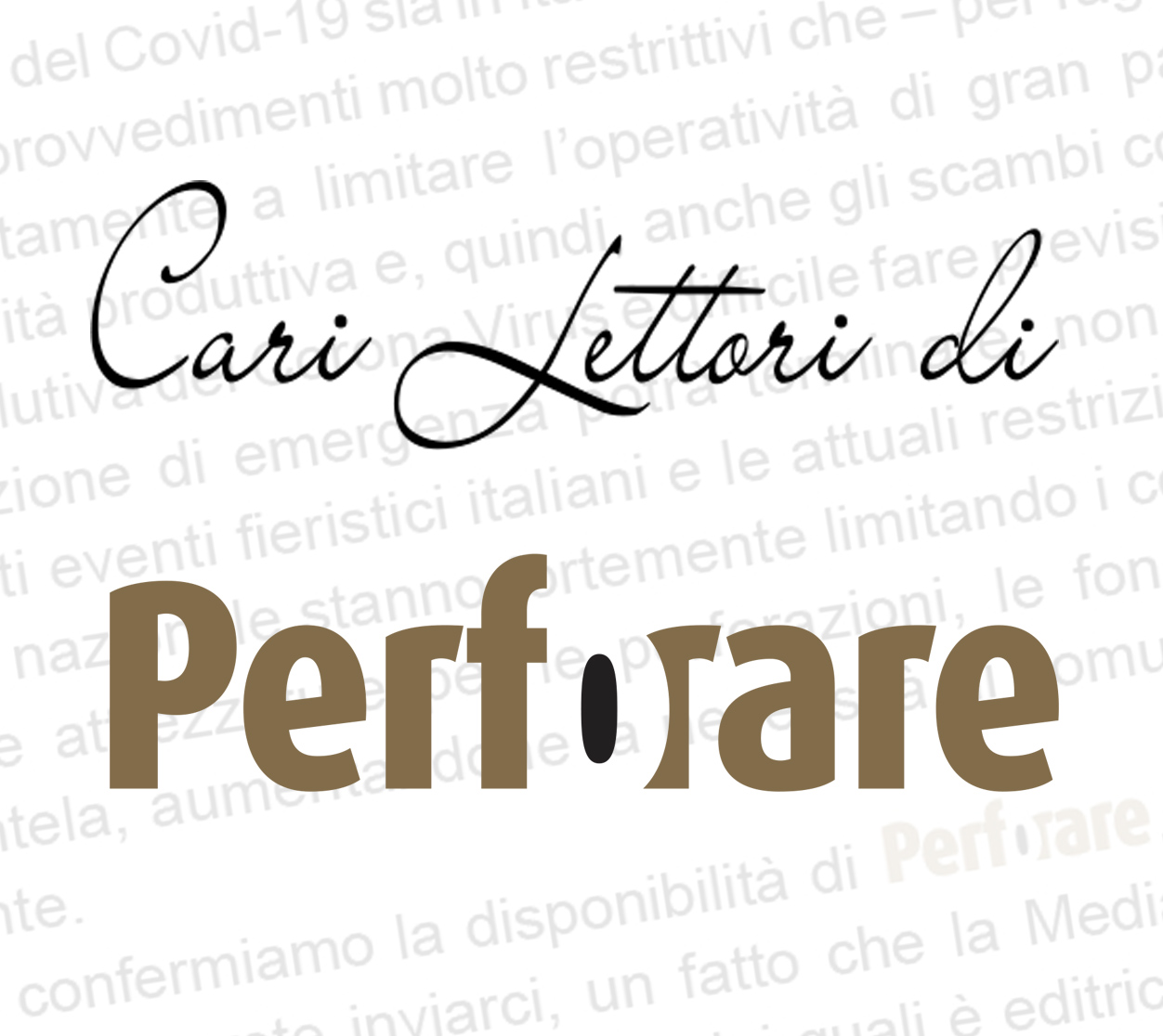 CARI LETTORI DI PERFORARE - Perforare - - Uncategorized