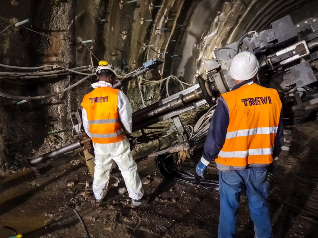Trevi Spa consolidamento tunnel Küchelberg Merano